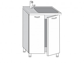 2.60.2мн Шкаф-стол на 600мм под накладную мойку с 2-мя дверцами в Верхнеуральске - verhneuralsk.mebel74.com | фото