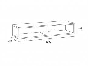 Антресоль MODUL 1000 в Верхнеуральске - verhneuralsk.mebel74.com | фото 2