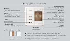 Гостиная модульная Мальта сибирская лиственница в Верхнеуральске - verhneuralsk.mebel74.com | фото 5