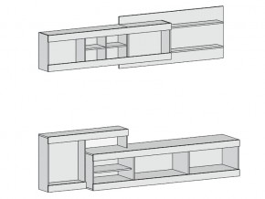 Гостиная Индиана в Верхнеуральске - verhneuralsk.mebel74.com | фото 2