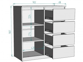 Комод Мальта K115 в Верхнеуральске - verhneuralsk.mebel74.com | фото 3