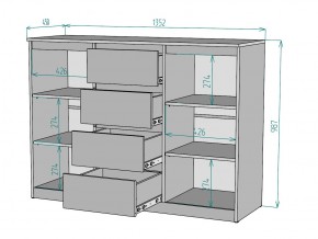 Комод Мальта K118 в Верхнеуральске - verhneuralsk.mebel74.com | фото 3