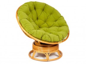 Кресло-качалка Papasan w 23/01 B с подушкой Honey, флок Олива в Верхнеуральске - verhneuralsk.mebel74.com | фото