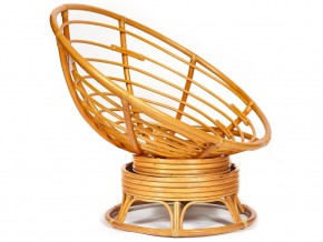 Кресло-качалка Papasan w 23/01 B с подушкой Honey, ткань Коричневый в Верхнеуральске - verhneuralsk.mebel74.com | фото 2