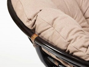 Кресло Papasan 23/01 W с подушкой Antique brown, экошерсть Коричневый в Верхнеуральске - verhneuralsk.mebel74.com | фото 4