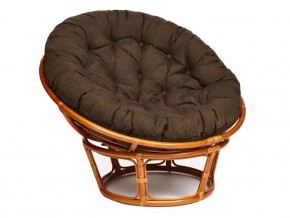 Кресло Papasan 23/01 W с подушкой Cognac, ткань Коричневый в Верхнеуральске - verhneuralsk.mebel74.com | фото