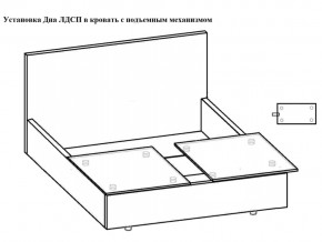 Кровать Феодосия норма 180 с механизмом подъема и дном ЛДСП в Верхнеуральске - verhneuralsk.mebel74.com | фото 5