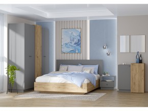 Кровать Квадро арт.031-М1 1400 Графит в Верхнеуральске - verhneuralsk.mebel74.com | фото 2