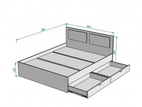 Кровать Ольга L39 ширина 1600 в Верхнеуральске - verhneuralsk.mebel74.com | фото 3