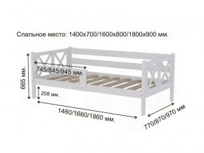 Кровать софа Аист-3 Классика белый 1800х900 мм в Верхнеуральске - verhneuralsk.mebel74.com | фото 2