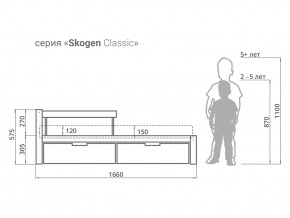 Кровать Svogen classic с ящиками и бортиком бежевый в Верхнеуральске - verhneuralsk.mebel74.com | фото 2