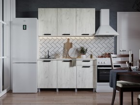 Кухня Диор 1500 дуб крафт белый в Верхнеуральске - verhneuralsk.mebel74.com | фото