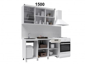 Кухня Диор 1500 дуб крафт белый в Верхнеуральске - verhneuralsk.mebel74.com | фото 2