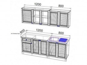 Кухня Хозяюшка 2000 фисташка в Верхнеуральске - verhneuralsk.mebel74.com | фото 2