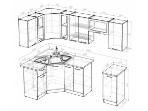 Кухонный гарнитур Арина оптима 1300х2500 мм в Верхнеуральске - verhneuralsk.mebel74.com | фото 6