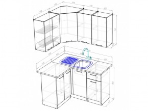 Кухонный гарнитур Кира прайм 1200х1400 мм в Верхнеуральске - verhneuralsk.mebel74.com | фото 5