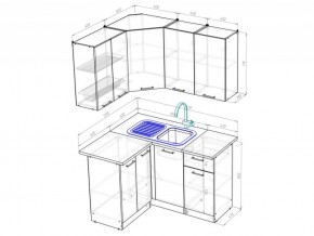 Кухонный гарнитур Лоретта прайм 1200х1400 мм в Верхнеуральске - verhneuralsk.mebel74.com | фото 6