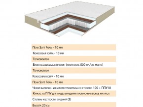 Матрас Эскель 140х200 в Верхнеуральске - verhneuralsk.mebel74.com | фото 2