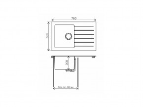 Мойка комбинированная Tolero twist TTS-760 Бежевый 101 в Верхнеуральске - verhneuralsk.mebel74.com | фото 2