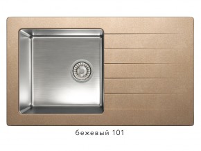 Мойка комбинированная Tolero twist TTS-860 Бежевый 101 в Верхнеуральске - verhneuralsk.mebel74.com | фото