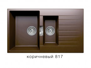 Мойка кварцевая Tolero Loft TL-860 Коричневый 817 в Верхнеуральске - verhneuralsk.mebel74.com | фото