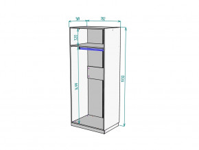 Шкаф Malta light H287 Белый в Верхнеуральске - verhneuralsk.mebel74.com | фото 2