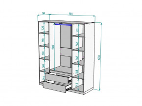 Шкаф Malta light H302 Белый в Верхнеуральске - verhneuralsk.mebel74.com | фото 2