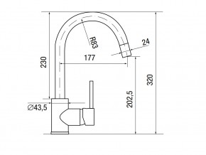 Смеситель Logic LM2101 в Верхнеуральске - verhneuralsk.mebel74.com | фото 2