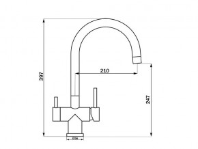 Смеситель Sprint Logic LM2191 Stainless Steel в Верхнеуральске - verhneuralsk.mebel74.com | фото 2