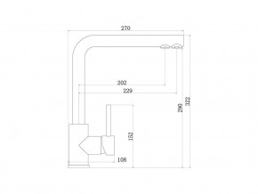 Смеситель Sprint logic LM2196 Stainless Steel в Верхнеуральске - verhneuralsk.mebel74.com | фото 2