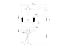 Смесители Florentina Ария бронза в Верхнеуральске - verhneuralsk.mebel74.com | фото 2