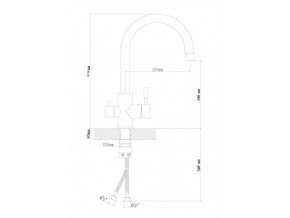 Смесители Florentina Клио в Верхнеуральске - verhneuralsk.mebel74.com | фото 2