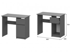 Стол письменный 900 Денвер Графит серый в Верхнеуральске - verhneuralsk.mebel74.com | фото 1
