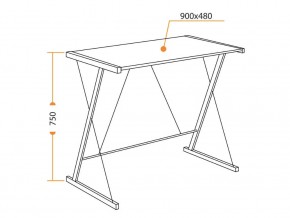 Стол WD-09 concrete в Верхнеуральске - verhneuralsk.mebel74.com | фото 2