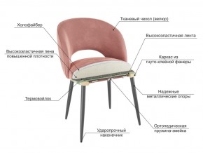 Стул Моли беж велюр-белый в Верхнеуральске - verhneuralsk.mebel74.com | фото 3