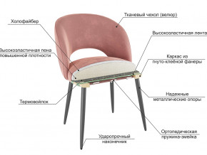 Стул Моли велюр синий в Верхнеуральске - verhneuralsk.mebel74.com | фото 2