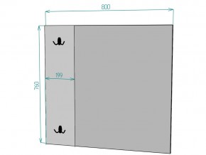 Зеркало Лофт Z10 ширина 800 в Верхнеуральске - verhneuralsk.mebel74.com | фото 2